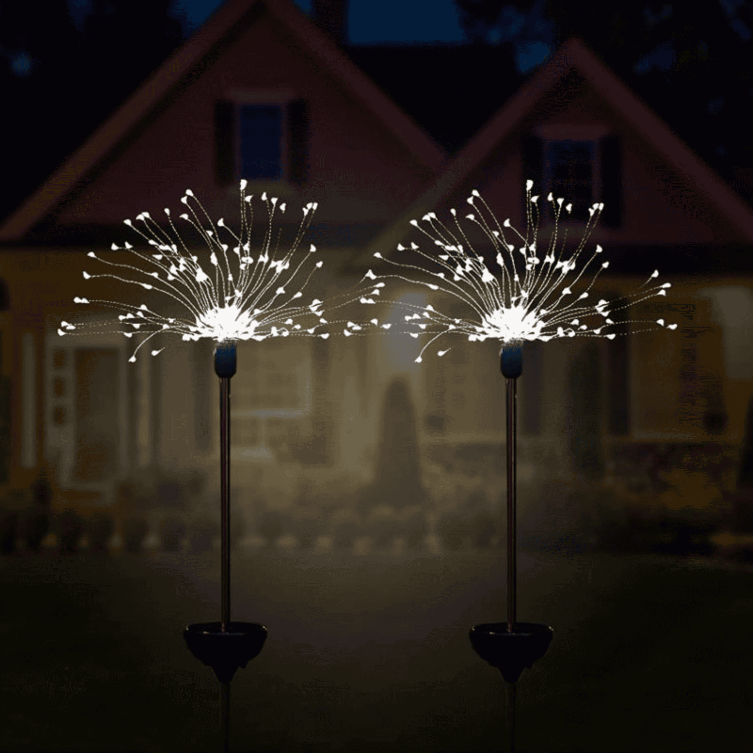Picchetto Luci Solare A 80 MicroLED Con 8 Giochi Di Luce Per Uso Esterno (Luce Bianca) 1 Picchetto Luci Solare A 80 MicroLED Con 8 Giochi Di Luce Per Uso Esterno Luce Bianca 1
