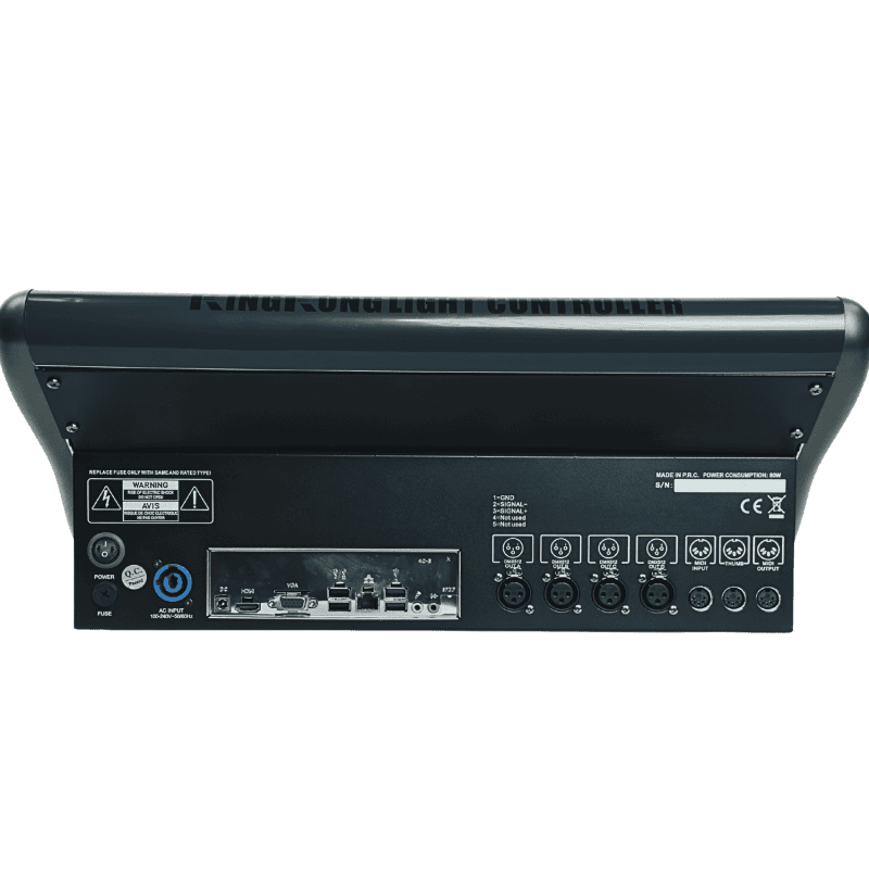 LAMPO Baton 1000 consolle Centralina DMX luci professionale 4 universi touch screen con flight cases kingkong 9