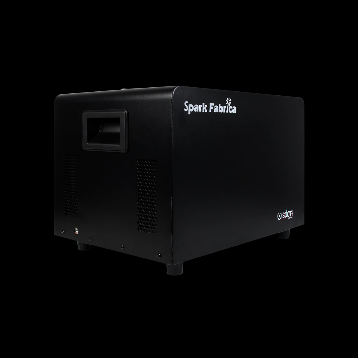 Macchina_Scintille_Spark_Fabrica Macchina Scintille Spark Fabrica X10 su Sfondo Nero